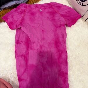 lululemon athletica Pink Tie-Dye Top